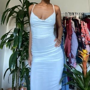 NWOT ASOS White Cami Bodycon Dress